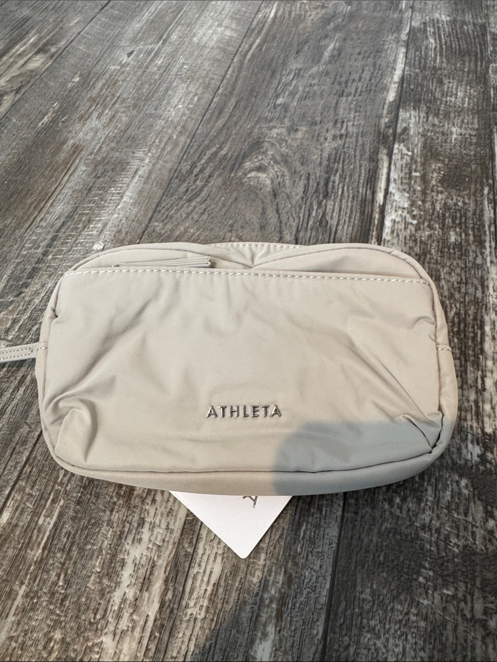Athleta Light Beige belt bag